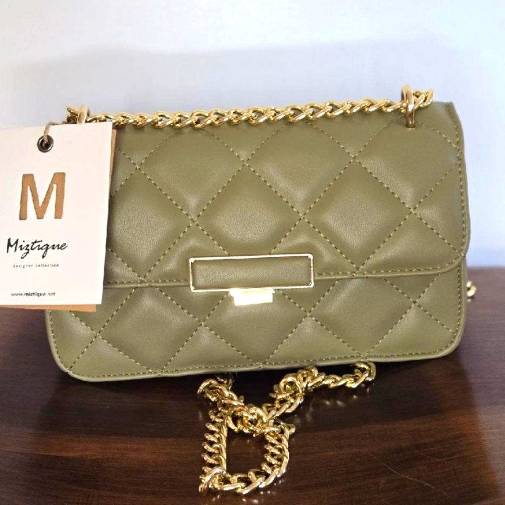 🦚 Miztique Quilted Crossbody
